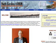 Tablet Screenshot of nc-ashrm.org